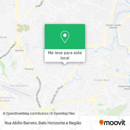 Rua Abílio Barreto mapa