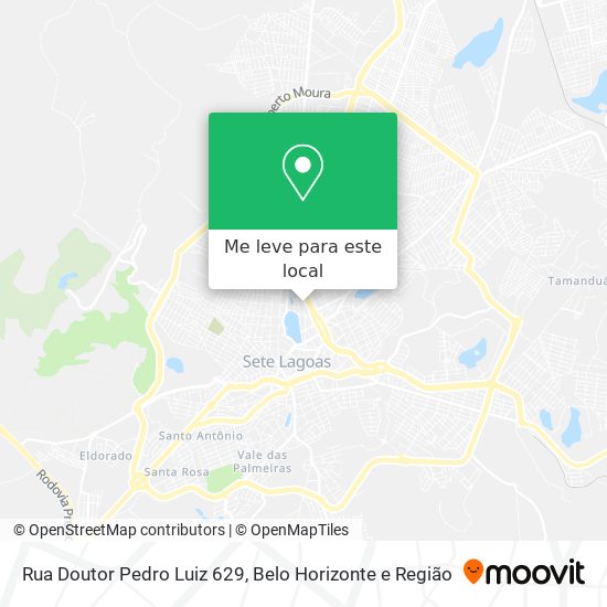 Rua Doutor Pedro Luiz 629 mapa