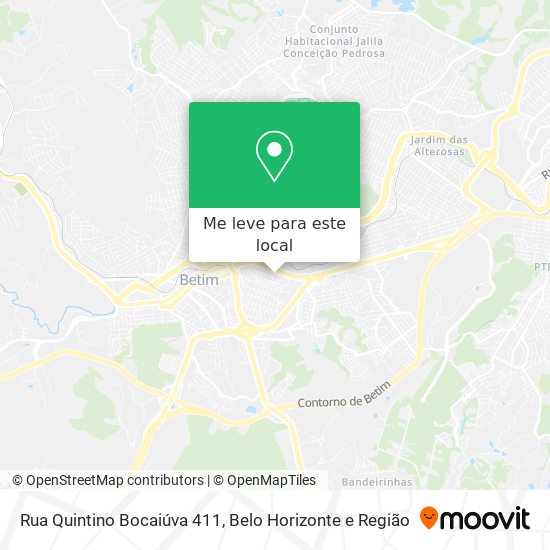 Rua Quintino Bocaiúva 411 mapa