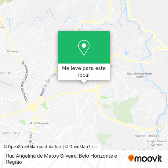 Rua Angelina de Matos Silveira mapa