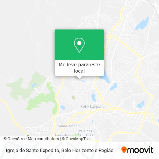 Igreja de Santo Expedito mapa