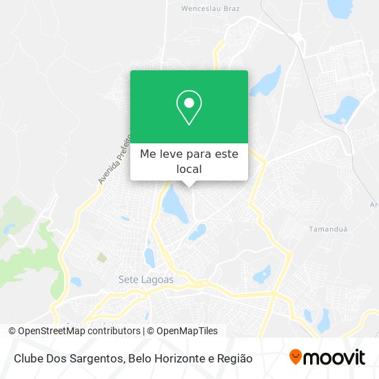 Clube Dos Sargentos mapa