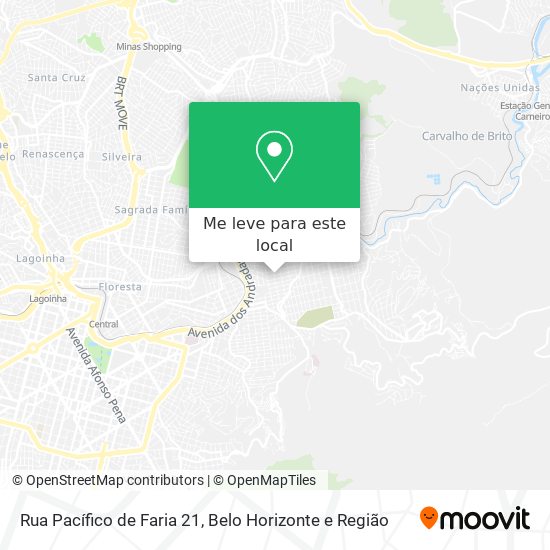 Rua Pacífico de Faria 21 mapa