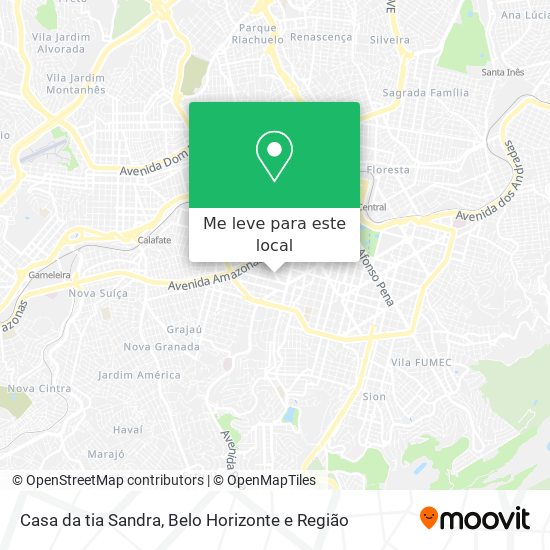 Casa da  tia Sandra mapa