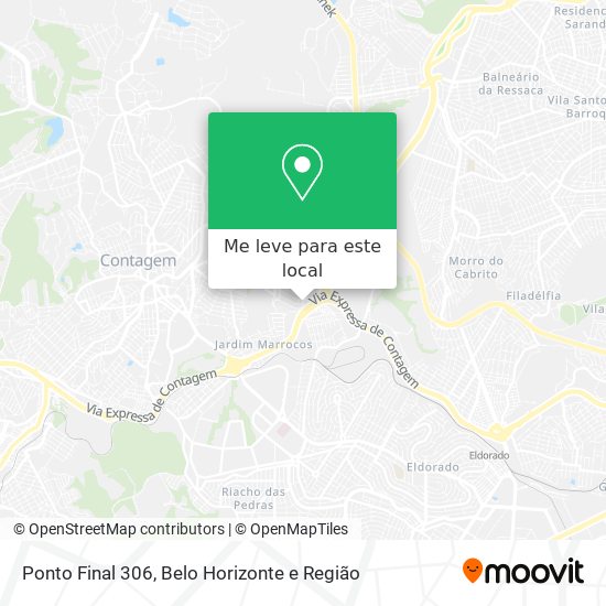 Ponto Final 306 mapa