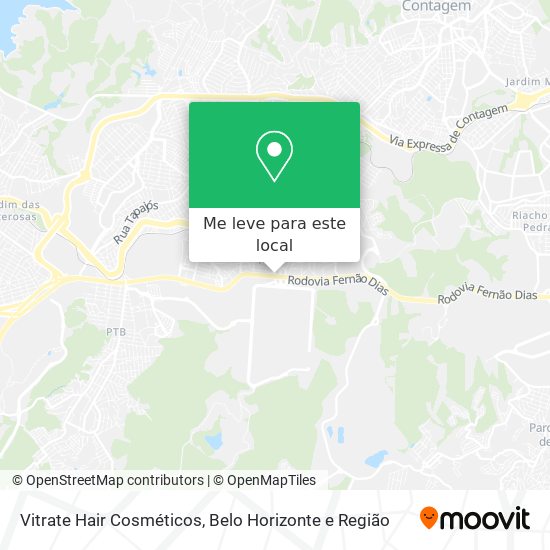 Vitrate Hair Cosméticos mapa