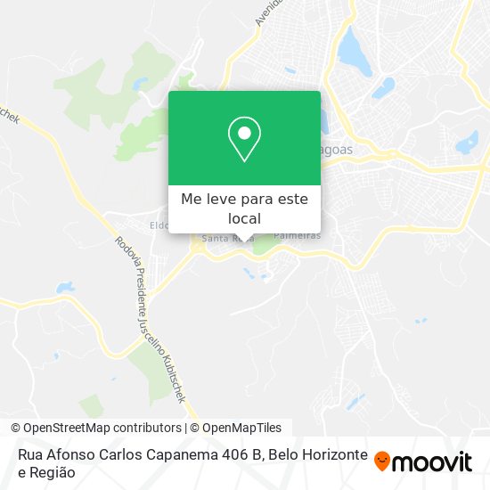 Rua Afonso Carlos Capanema 406 B mapa