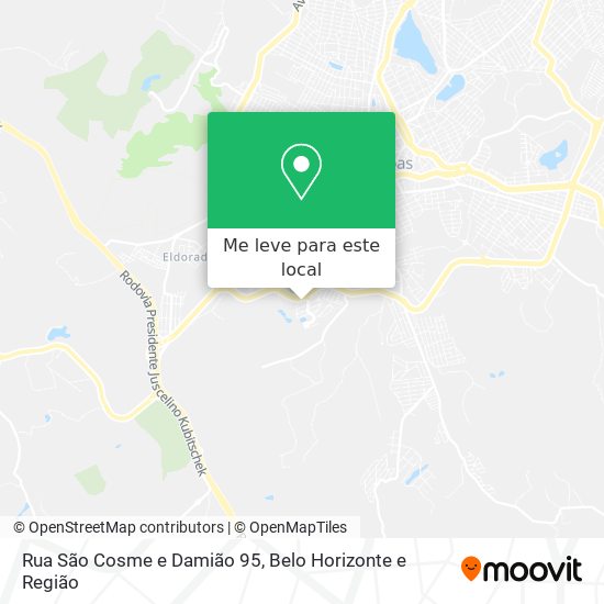 Rua São Cosme e Damião 95 mapa