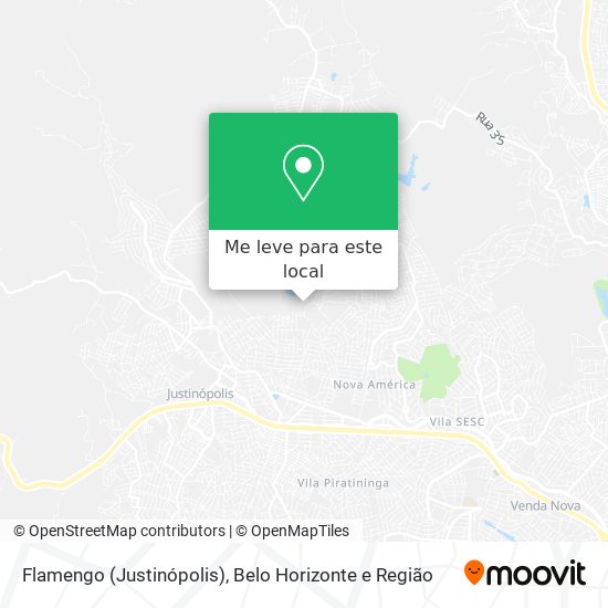 Flamengo (Justinópolis) mapa