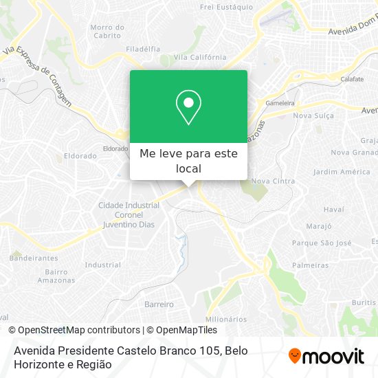 Avenida Presidente Castelo Branco 105 mapa