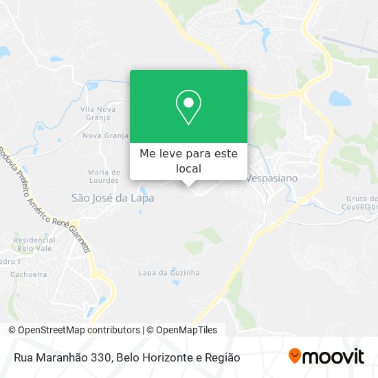 Rua Maranhão 330 mapa