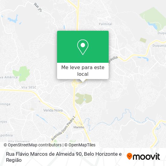 Rua Flávio Marcos de Almeida 90 mapa