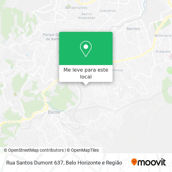 Rua Santos Dumont 637 mapa