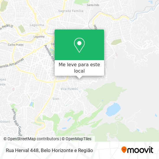 Rua Herval 448 mapa