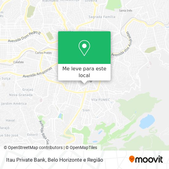 Itau Private Bank mapa