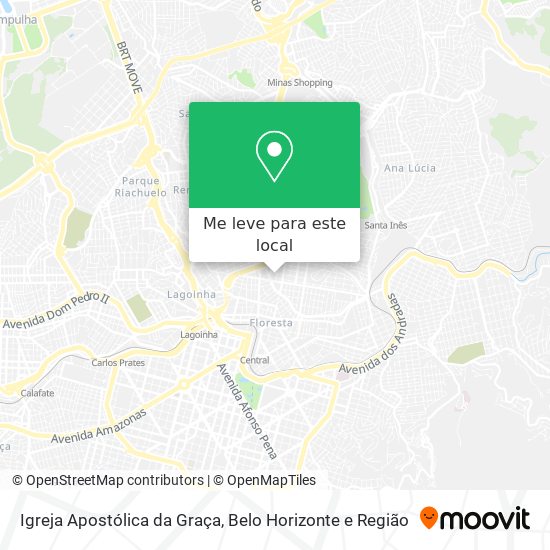 Igreja Apostólica da Graça mapa