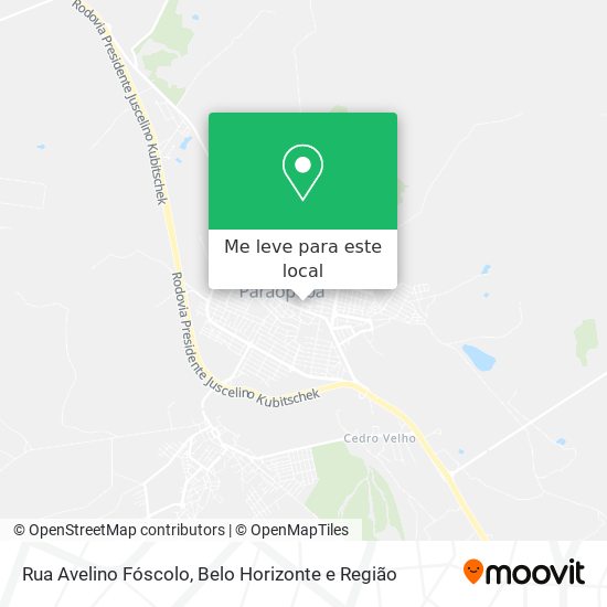 Rua Avelino Fóscolo mapa