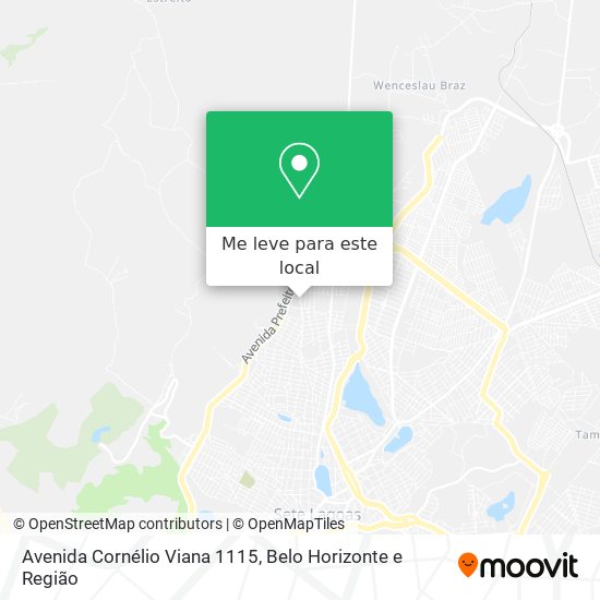 Avenida Cornélio Viana 1115 mapa