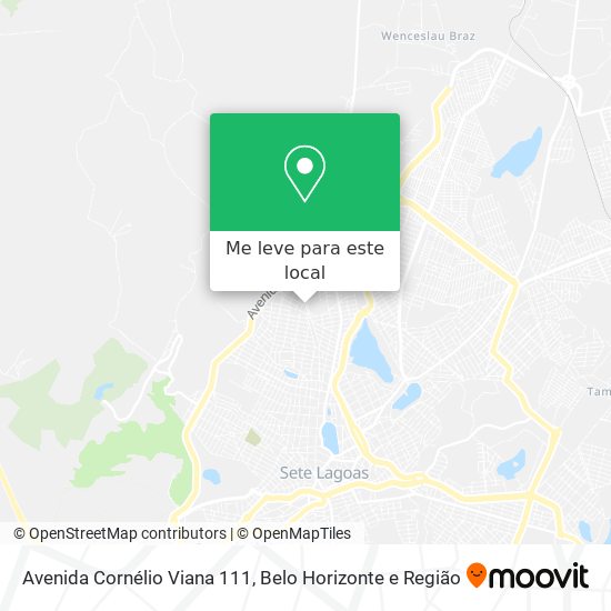 Avenida Cornélio Viana 111 mapa