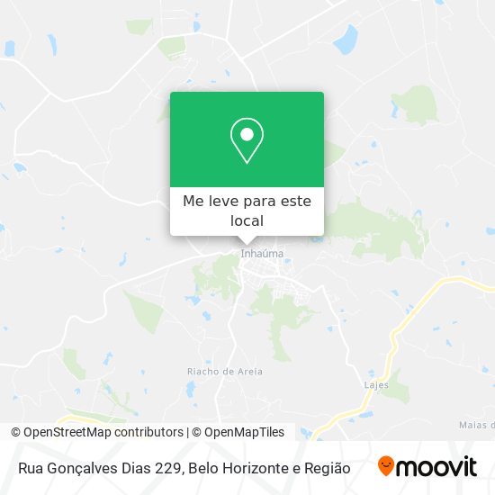 Rua Gonçalves Dias 229 mapa