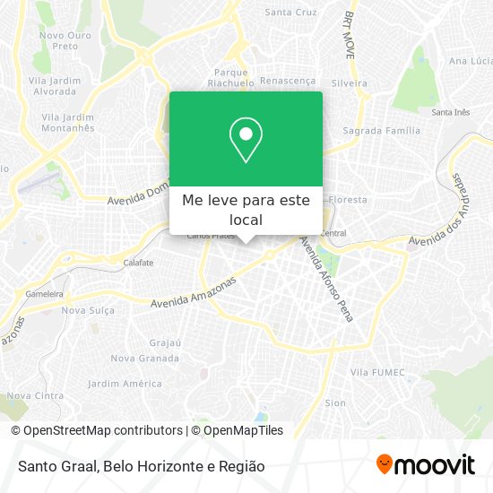 Santo Graal mapa