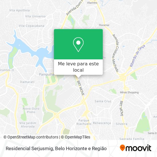 Residencial Serjusmig mapa