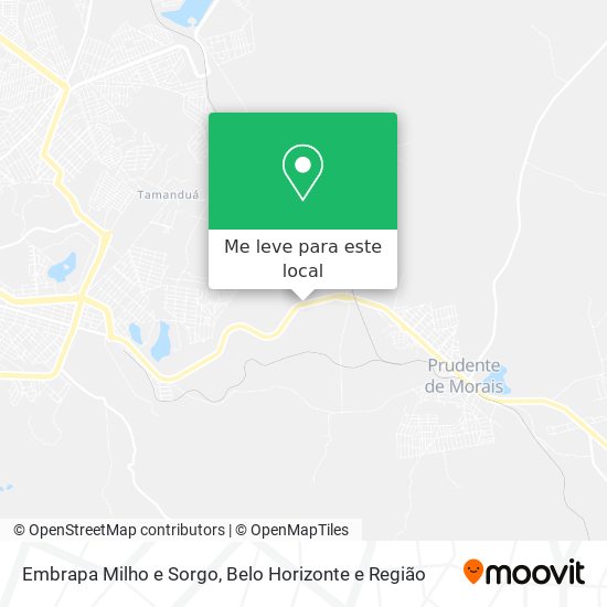 Embrapa Milho e Sorgo mapa