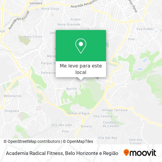 Academia Radical Fitness mapa