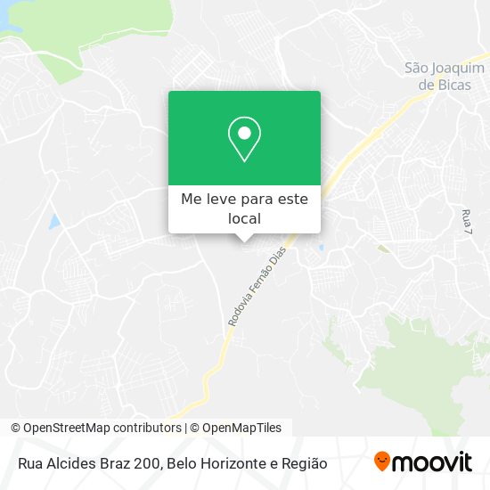 Rua Alcides Braz 200 mapa