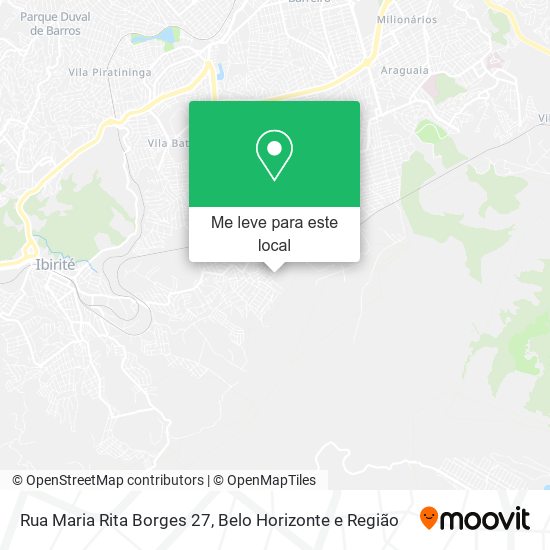 Rua Maria Rita Borges 27 mapa