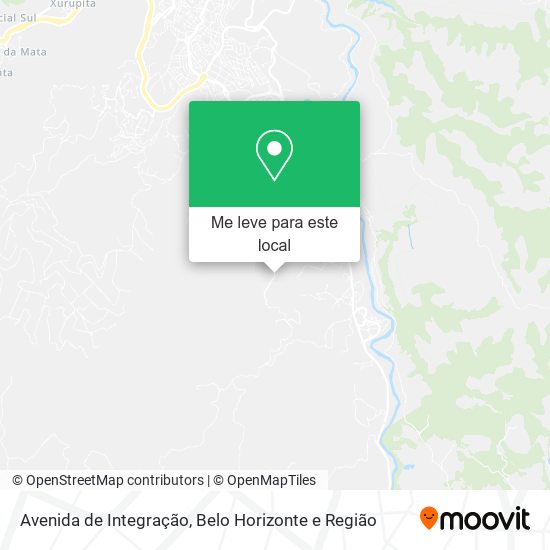 Avenida de Integração mapa