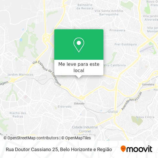 Rua Doutor Cassiano 25 mapa