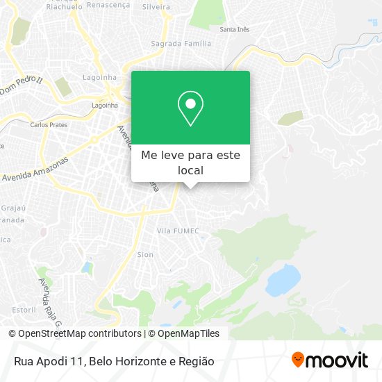 Rua Apodi 11 mapa