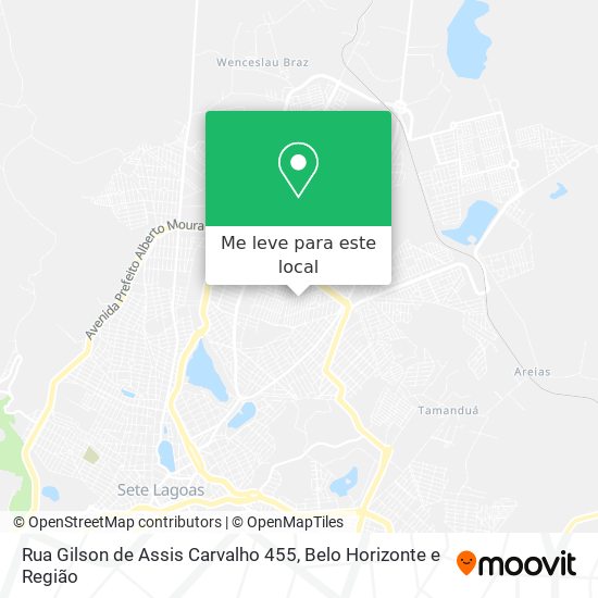 Rua Gilson de Assis Carvalho 455 mapa