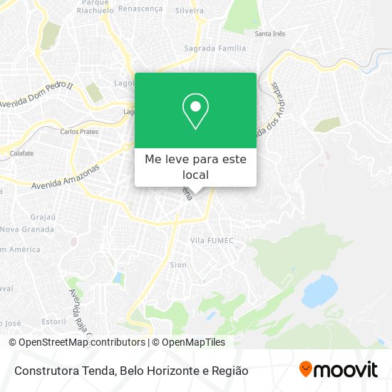 Construtora Tenda mapa
