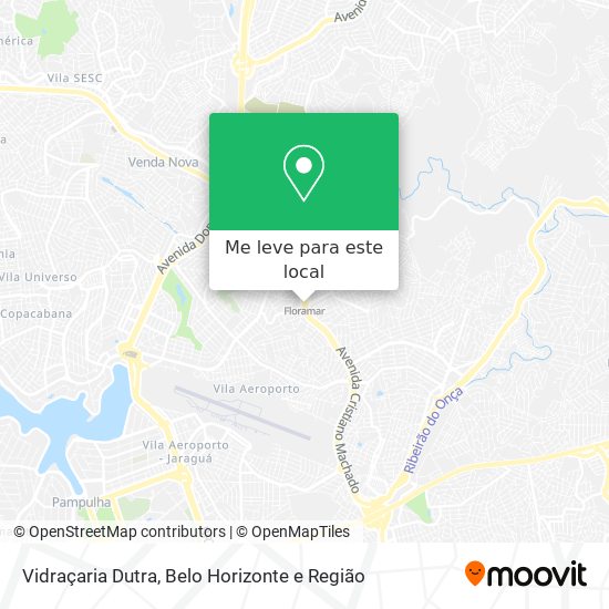 Vidraçaria Dutra mapa