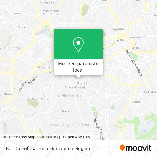 Bar Do Fofoca mapa