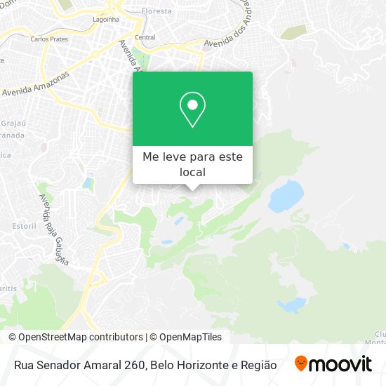 Rua Senador Amaral 260 mapa