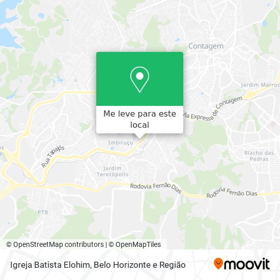 Igreja Batista Elohim mapa