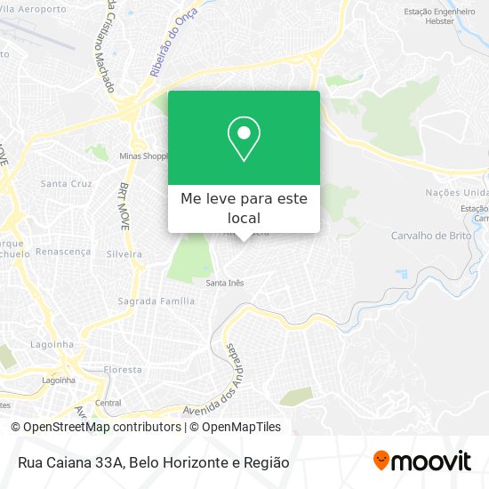 Rua Caiana 33A mapa
