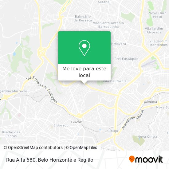 Rua Alfa 680 mapa