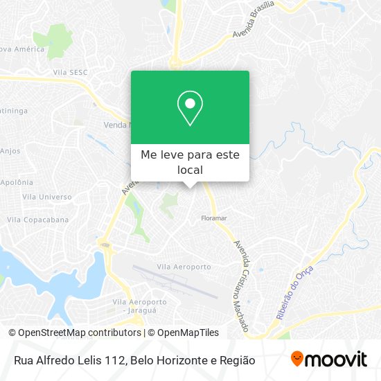 Rua Alfredo Lelis 112 mapa