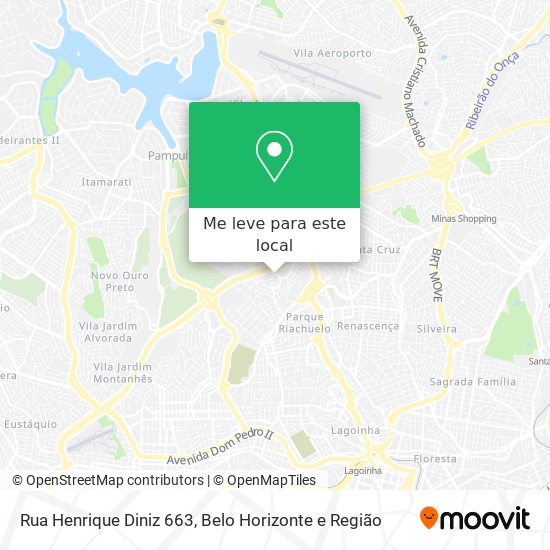 Rua Henrique Diniz 663 mapa