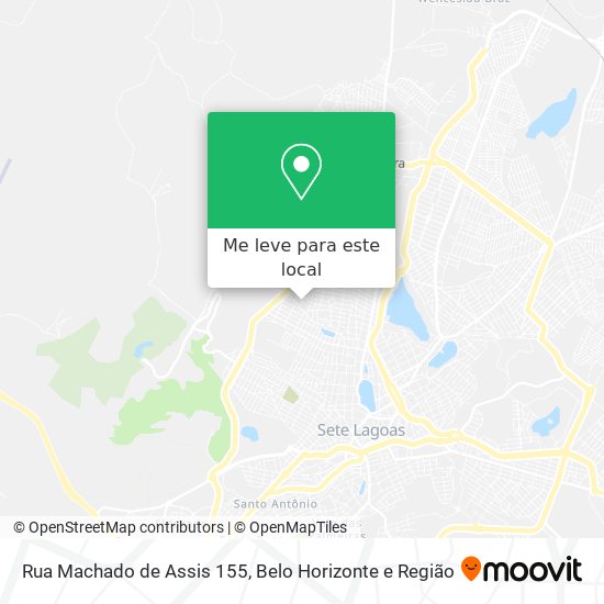 Rua Machado de Assis 155 mapa