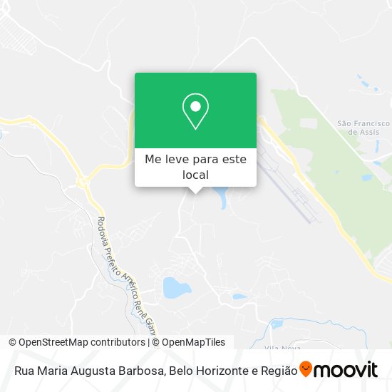 Rua Maria Augusta Barbosa mapa