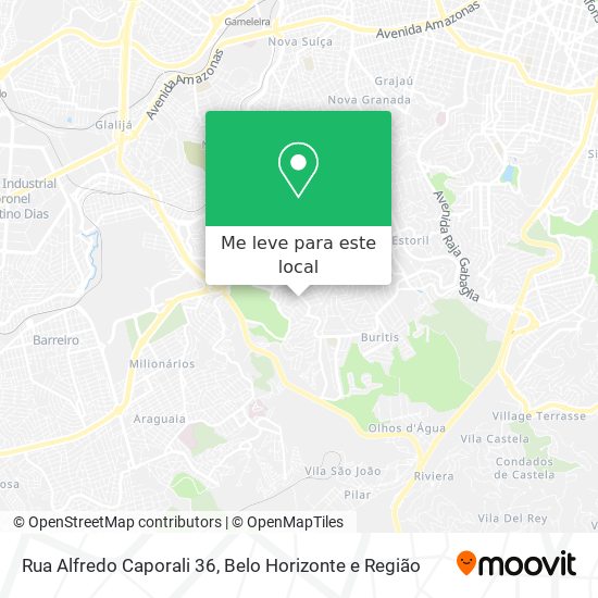 Rua Alfredo Caporali 36 mapa