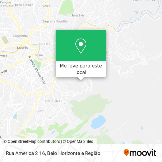 Rua America 2 16 mapa