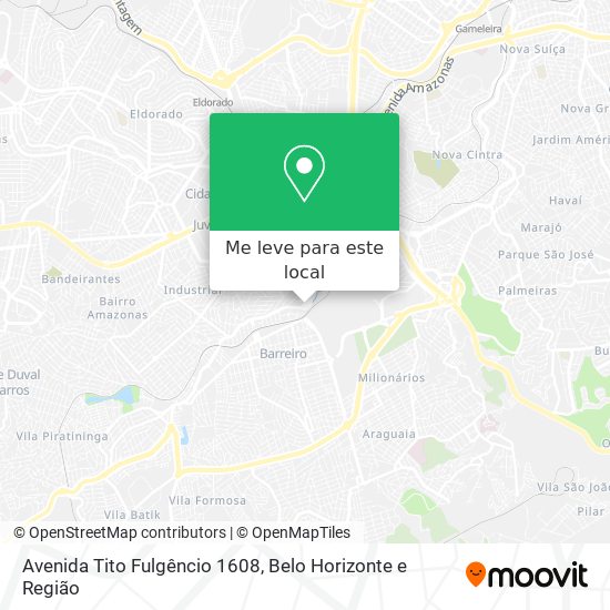 Avenida Tito Fulgêncio 1608 mapa