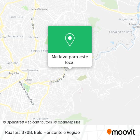 Rua Iara 370B mapa