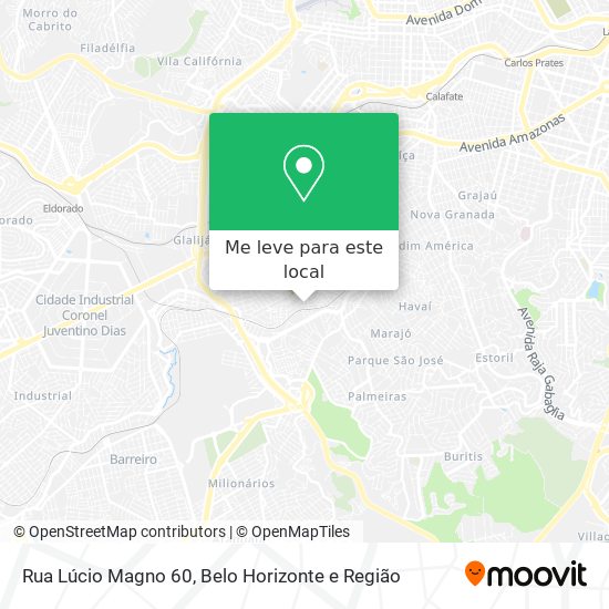 Rua Lúcio Magno 60 mapa